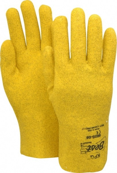General Purpose Work Gloves: Small, Polyvinylchloride & Vinyl Coated, Cotton MPN:960S-08