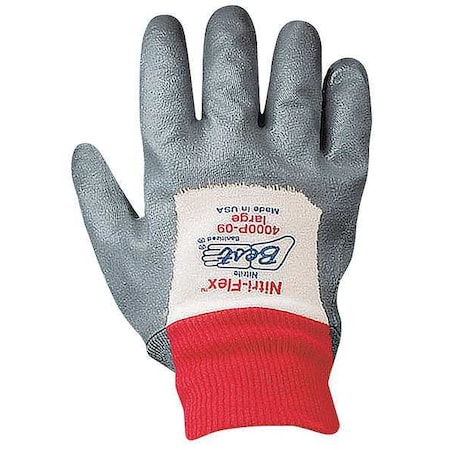 Dispose Nitrile Palm-Coated- White w/ DZ6 MPN:4000P-10