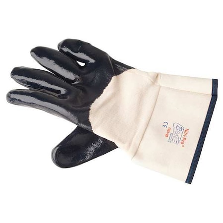 Dispose Nitrile-Coated-White w/Navy DZ6 MPN:7066-08