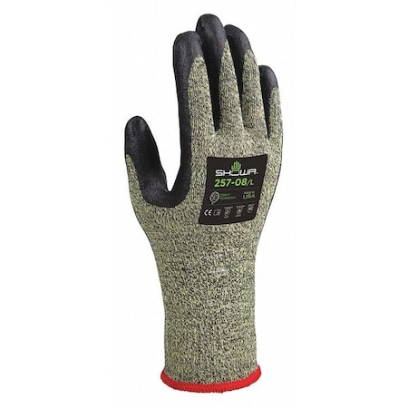 Cut-Resistant Coated Gloves, Cut Level A7, Dipped, Foam Nitrile, Smooth, L 1 PR MPN:257