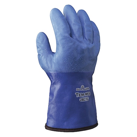 Cold Protection Cut-Resistant Gloves, Acrylic Lining, Blue, M MPN:282M-08