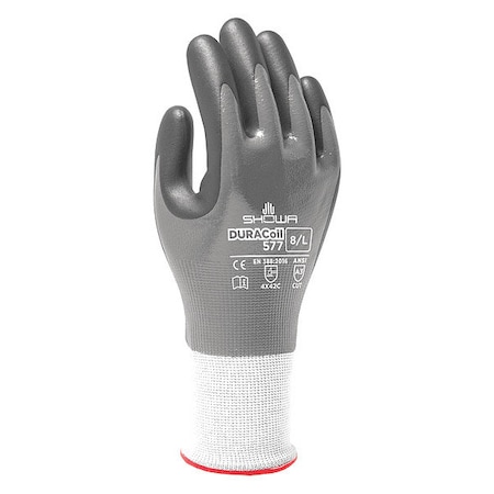 Cut Resistant Coated Gloves, Cut Level A3, Double Dipped, Nitrile, Smooth, S 1 PR MPN:577S-06