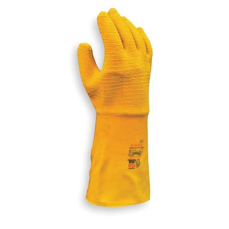 Cut Resistant Coated Gloves, 2 Cut Level, Natural Rubber Latex, L, 1 PR MPN:67NFW-10
