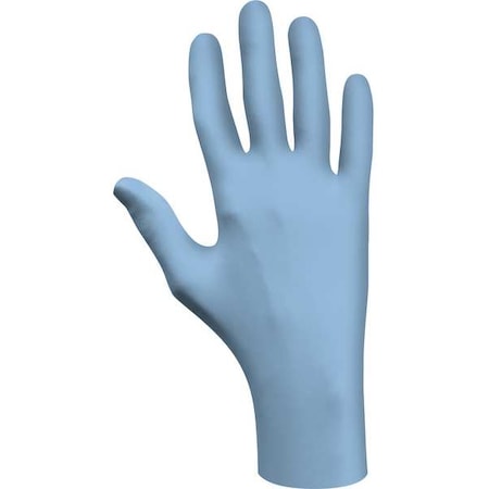 7005, Disposable Gloves, 4 mil Palm, Nitrile, Powdered, M (8), 100 PK, Blue MPN:7005M