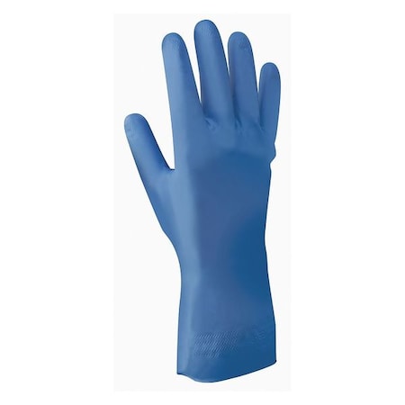 707D Chemical Resistant Gloves, Nitrile, 12 in L, 9 mil, Blue, XXL, 1 PR MPN:707D-11-V