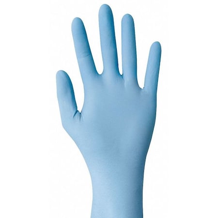 Disposable Gloves, Nitrile, 4 mil, Powder-Free, (AQL)1.5, Blue, 100 PK, M MPN:7500PFM