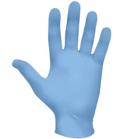 Disposable Gloves, Nitrile, 4 mil, Powder-Free, (AQL)1.5, Blue, 100 PK, XL MPN:7500PFXL