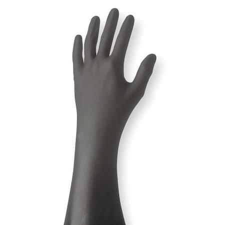 7700PFT, Disposable Gloves, 4 mil Palm, Nitrile, Powder-Free, S (7), 50 PK, Black MPN:7700PFTS