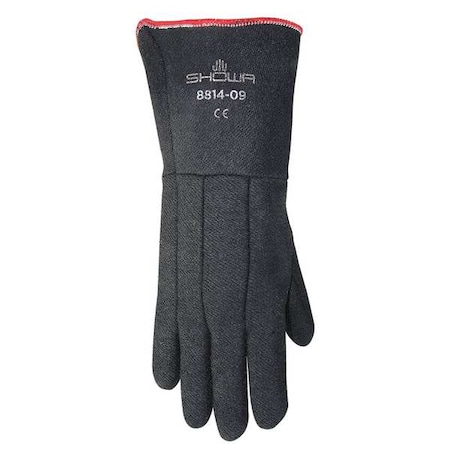 CharGuard Heat Resistant Gloves, 14 in Length, XL, Black, 1 Pair MPN:8814-10