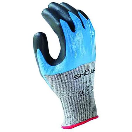 Cut-Resistant Coated Gloves, Cut Level A4, Double Dipped, Nitrile, Smooth, XL 1 PR MPN:S-TEX376XL-09