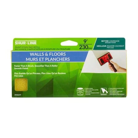Paint Pad Refill, 3-3/4 x 9, Plastic, Green MPN:2006647