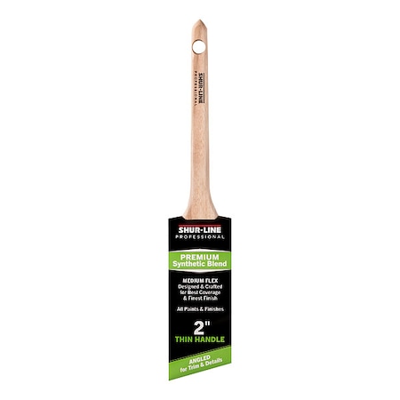 2 in Angle Sash Medium, Paint Brush, Plastic Handle MPN:129441