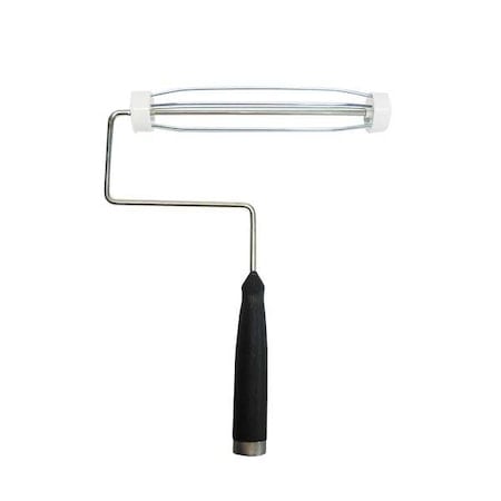 Paint Roller Frame, 5 Wire Cage, Plastic Handle, 9