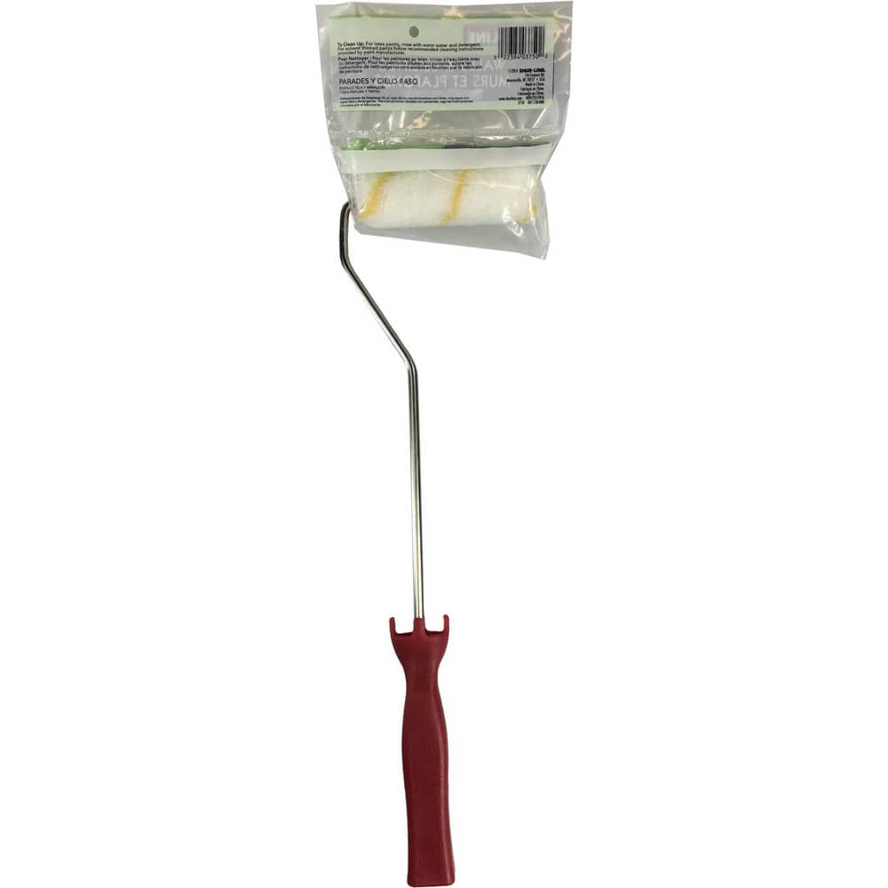 Paint Roller Sets, Kit Type: Mini Roller Cover Combo , Roller Length: 4 , Paint Type: Latex Flat Paints, Water , Frame Material: Metal, Plastic  MPN:3750ZS