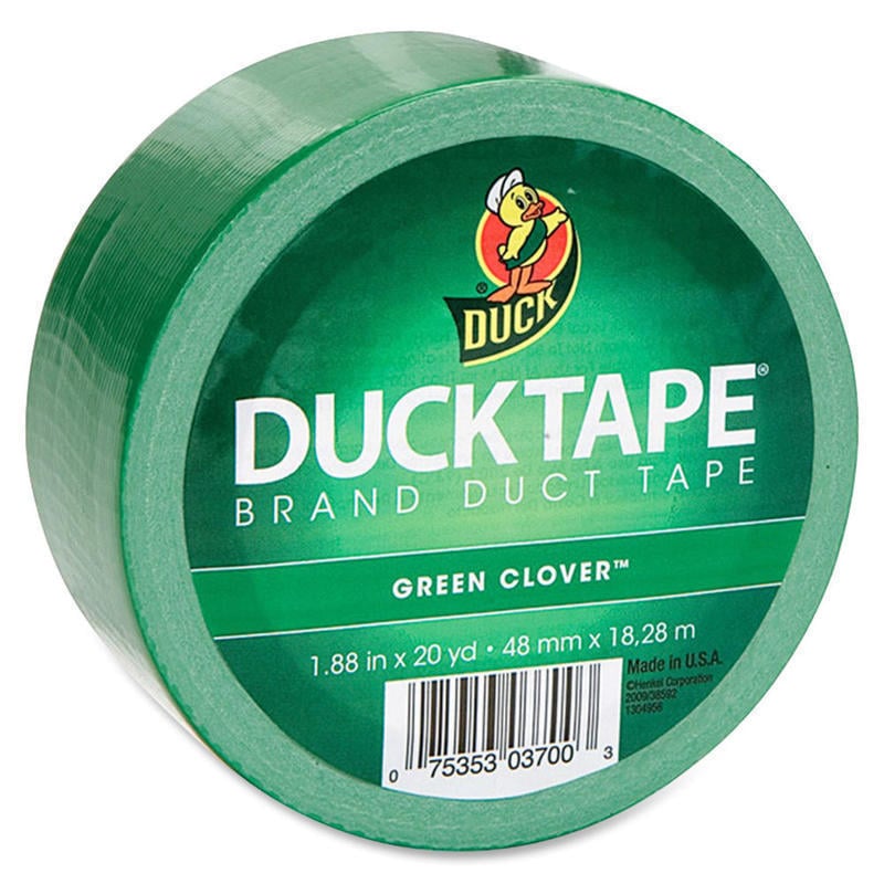 Duck Brand Brand Color Duct Tape - 20 yd Length x 1.88in Width - 1 / Roll - Green (Min Order Qty 8) MPN:1304968RL