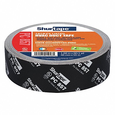 Duct Tape Black 1 7/8 in x 60 yd 14 mil MPN:PC 857
