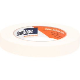 Shurtape® Utility Grade High Adhesion Masking Tape Natural 18mm x 55m - Case of 48 100486