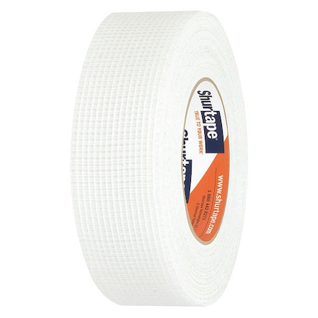 Drywall Tape, 48mm x 92m, Roll, White, Fiberglass Mesh MPN:230245
