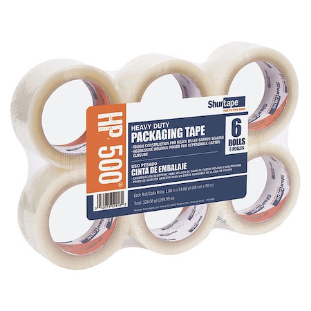 Carton Sealing Tape, 3 mil, Clear, PK36 MPN:207831