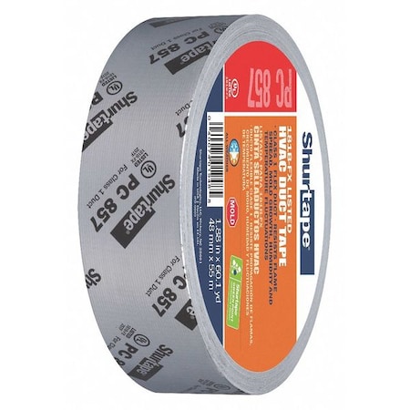 Duct Tape, Silver, 60-1/8 yd L, 1-7/8 in W MPN:101015