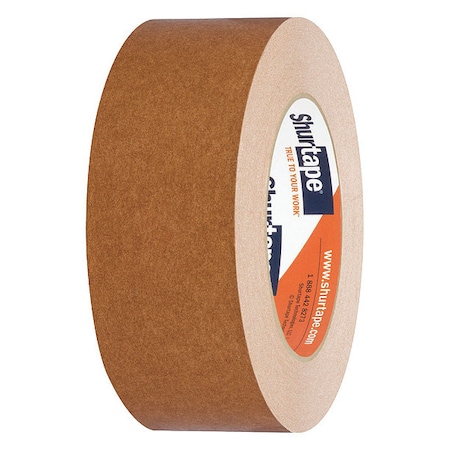 Packaging Tape, 48 mm W x 55 m L, 6 mil Thick, Kraft, Rubber Adhesive, 24 PK MPN:101072
