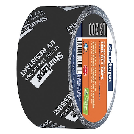 Sealing Tape, Black, 60 yd L, 1-7/8 in W MPN:102666