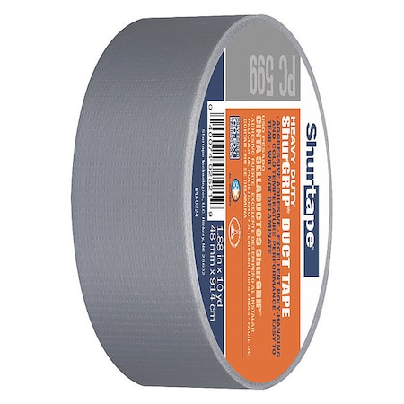 Duct Tape, Silver, 60-1/8 yd L, 1-7/8 in W, PK24 MPN:105450