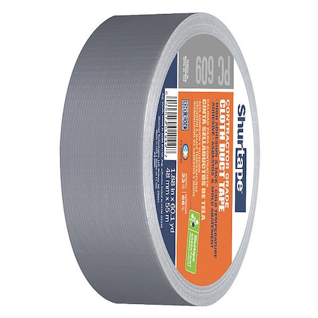 Duct Tape, Silver, 60-1/8 yd L, 1-7/8 in W MPN:105454