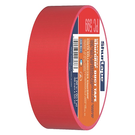 Duct Tape, Red, 60-1/8 yd L, 1-7/8 in W MPN:105469