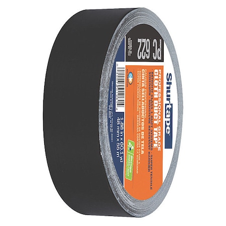 Duct Tape, Black, 60-1/8 yd L, 1-7/8 in W MPN:145083
