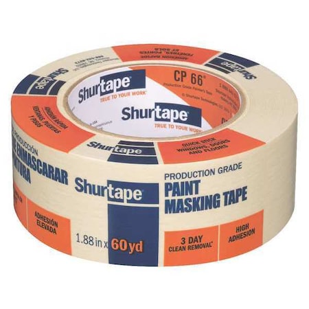 Painter's Tape, Natural, 48 mm W, 55 m L, 5.6 mil Thick, CP 066 MPN:212293