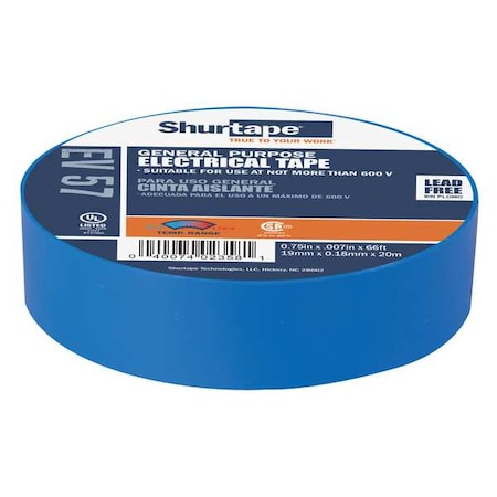 Ev 057 BLU-3/4IN X 66FT MPN:200786