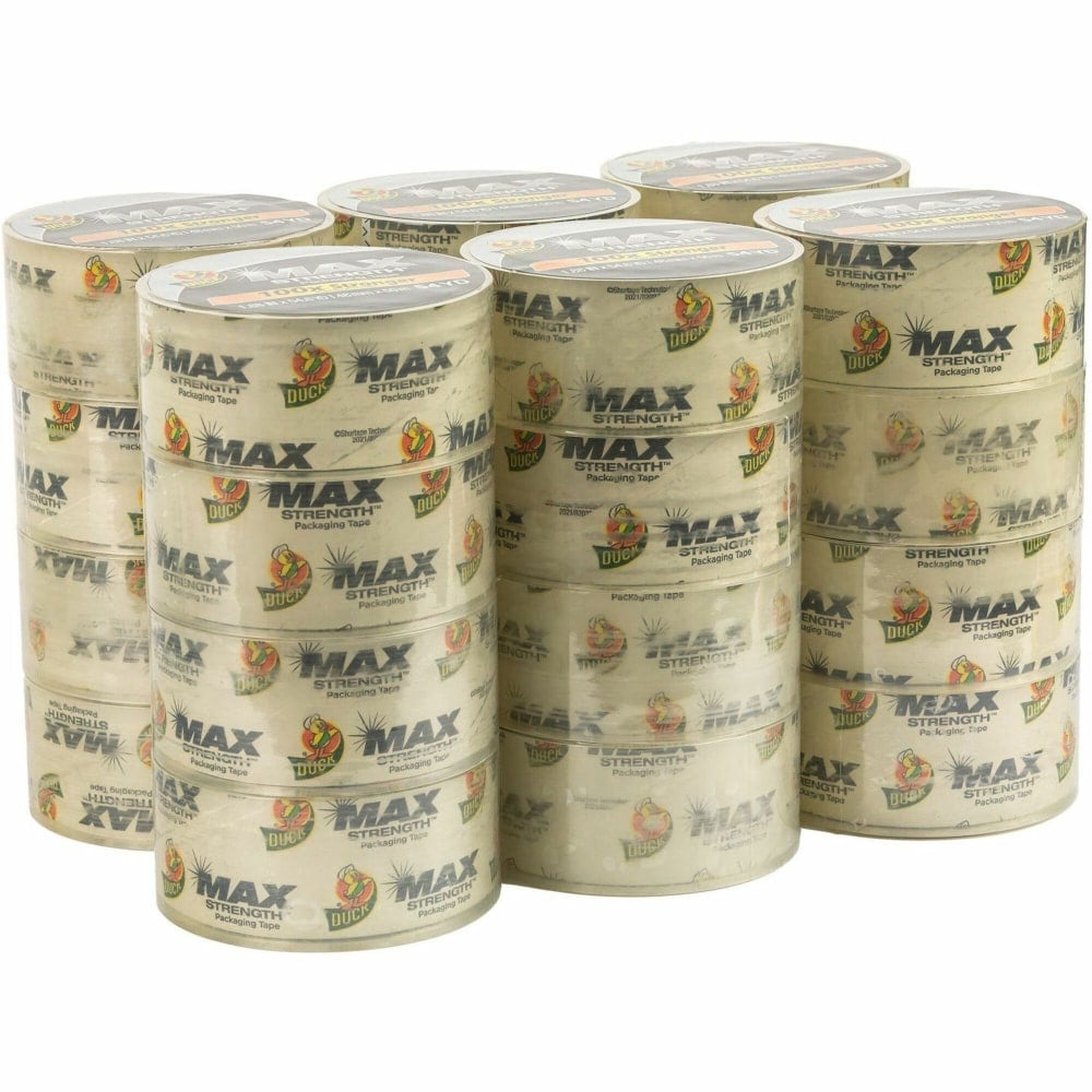 Duck Max Strength Packaging Tape - 54.60 yd x 1.88in- Clear - Damage Resistant - - 287735 MPN:287735