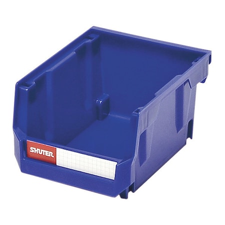 Hang & Stack Storage Bin, Blue, 3 in H, 3 in W, 7-2/5 in L MPN:1010001