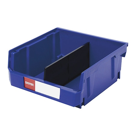 Hang & Stack Storage Bin, Blue, 5 in H, 10.9 in W, 6-1/2 in; 9-1/4 in L MPN:1010003