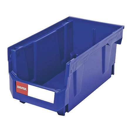 Hang & Stack Storage Bin, Blue, 7 in H, 7 in W, 14-4/5 in L MPN:1010005
