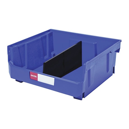 Hang & Stack Storage Bin, Blue, 7 in H, 16-1/2 in W, 14-4/5 in L MPN:1010006