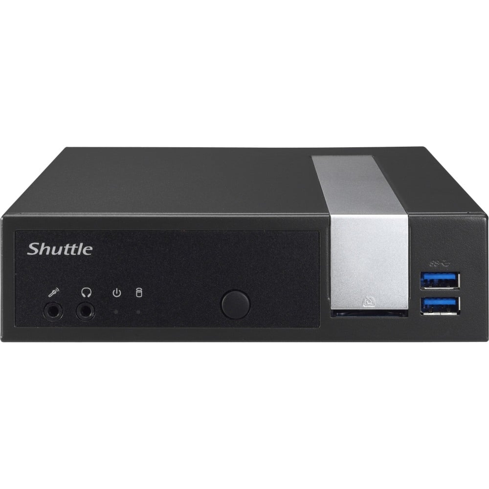 Shuttle XPC slim DX30 - Barebone - Slim-PC - 1 x Celeron J3355 - RAM 0 GB - HD Graphics 500 - WLAN: Gigabit Ethernet - 802.11b/g/n MPN:DX30