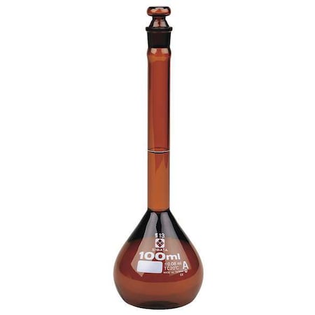 Volumetric Flask, Amber, 10mL, PK6 MPN:2307A-10