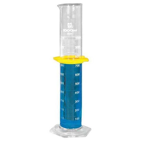 Graduated Cylinder, 1000mL, Glass, Clr, PK2 MPN:2351-1000