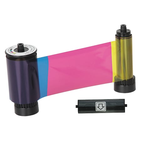 ID Card Printer Ribbon, Full Color, YMCKO MPN:38311