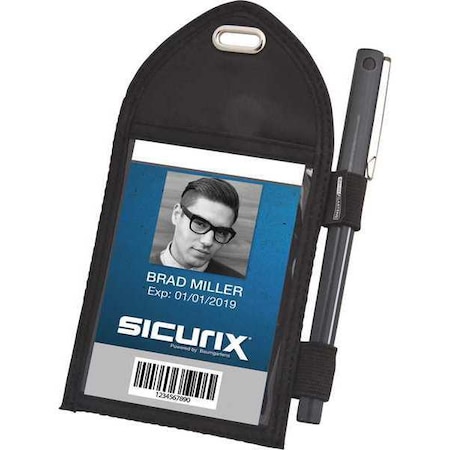 ID Badge Holder, Vertical, PK12 MPN:BAU 55710