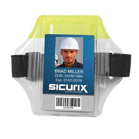 Arm Band Badge Holder, 3 1/2 inH, PK12 MPN:BAU 66860