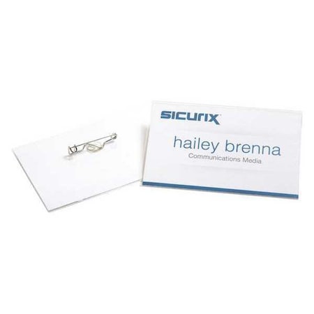ID Badge Holder Kit, Color Clear, PK100 MPN:BAU 67671
