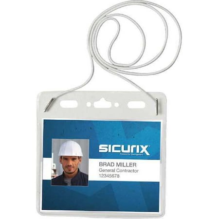 Convention Badge Holder, Horizontal, PK25 MPN:BAU 67838