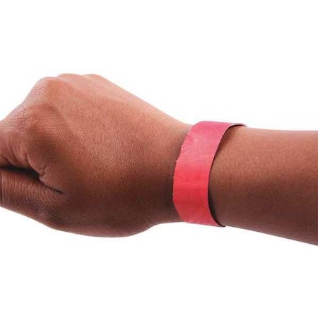 Security Wristband, Waterproof, PK100 MPN:BAU 85020