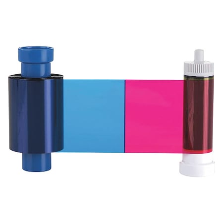 ID Card Printer Ribbon, Full Color, YMCKO MPN:MC300YMCKO/2