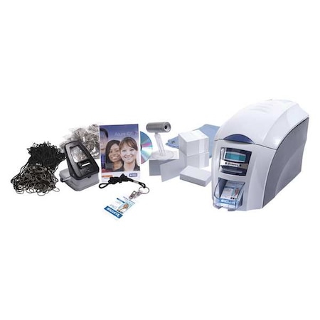 ID Card Printer, White, For PC or MAC MPN:SRX 3633-9001EDUK1
