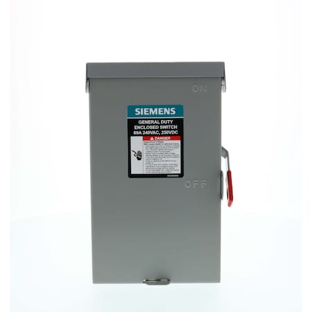 Safety Switch, Fusible, 60 A, Steel MPN:GF222NA