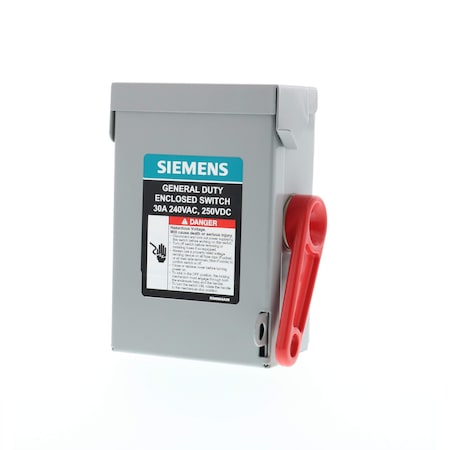 Safety Switch, Non-Fusible, 30 A, Steel MPN:GNF321A